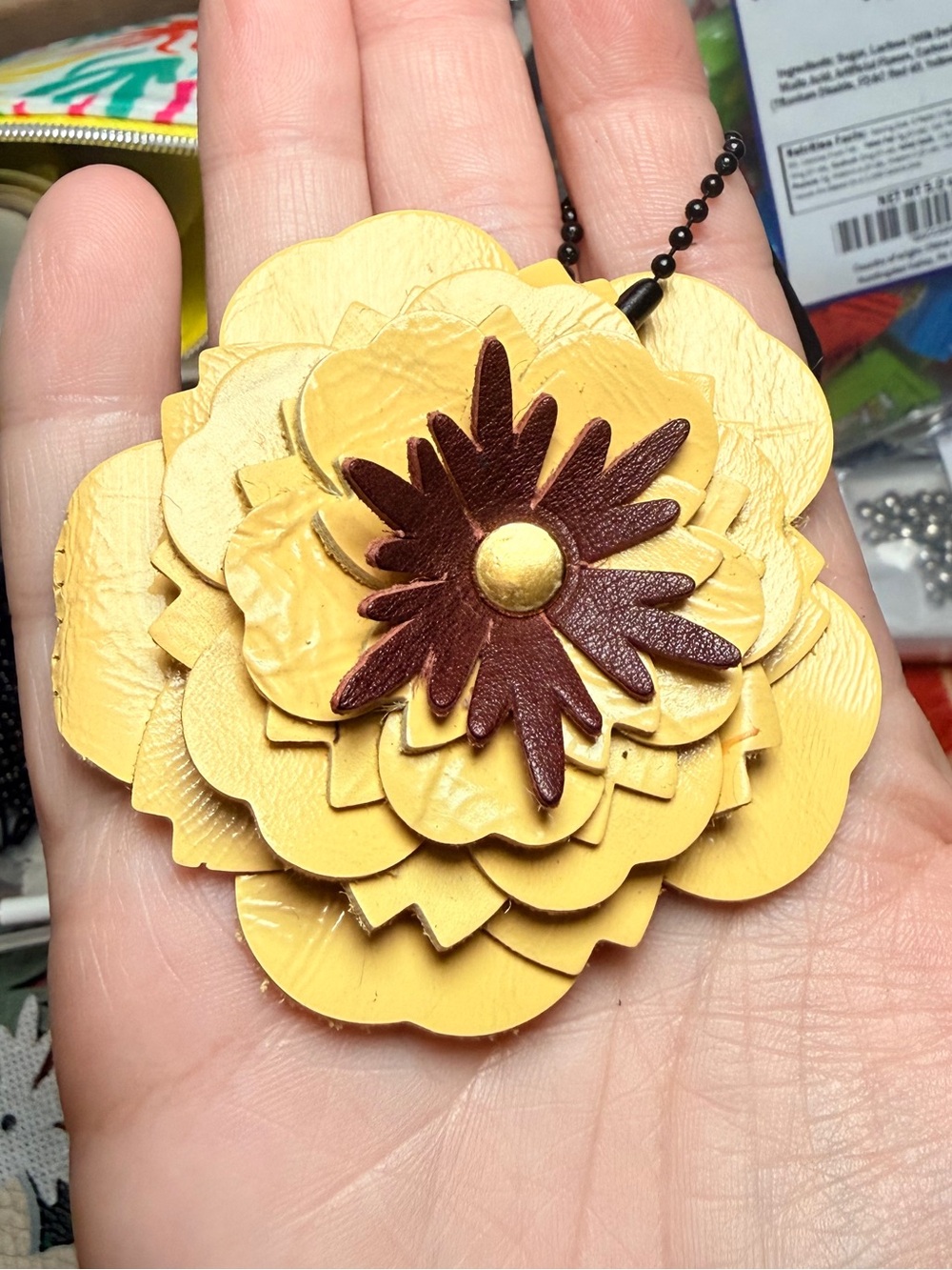 Handmade Floral Charm - Picture 2 of 2